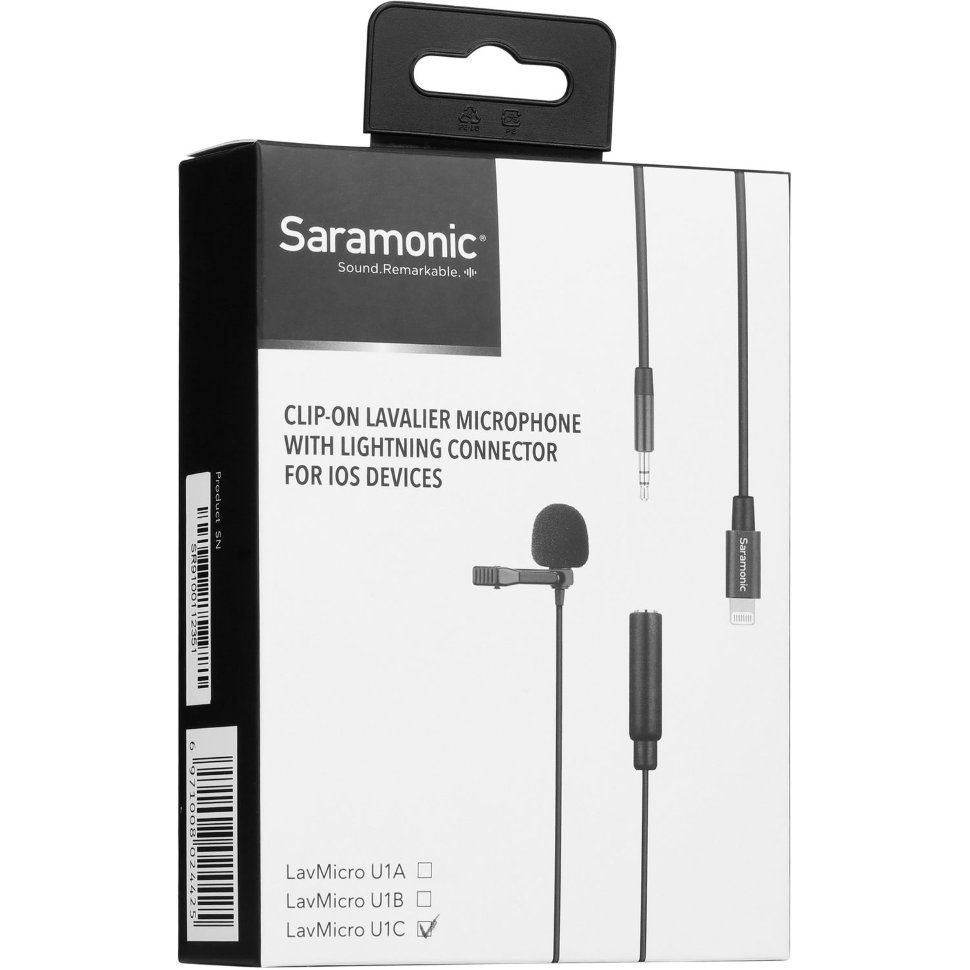Микрофон петличка Saramonic LavMicro U1С