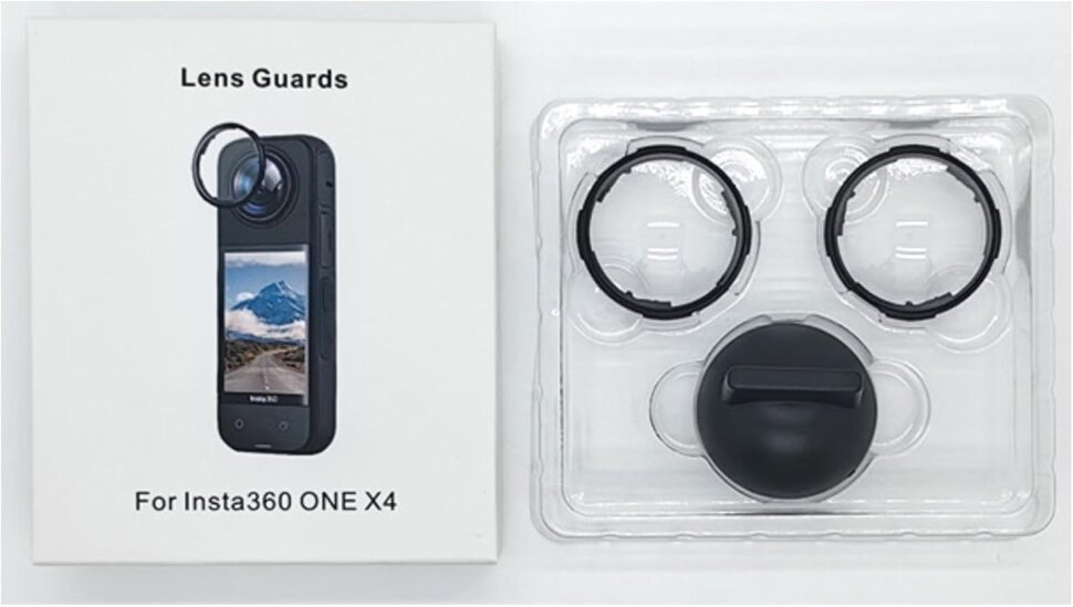 Сменная защита линз MSCAM для Insta360 X4 (пластик)