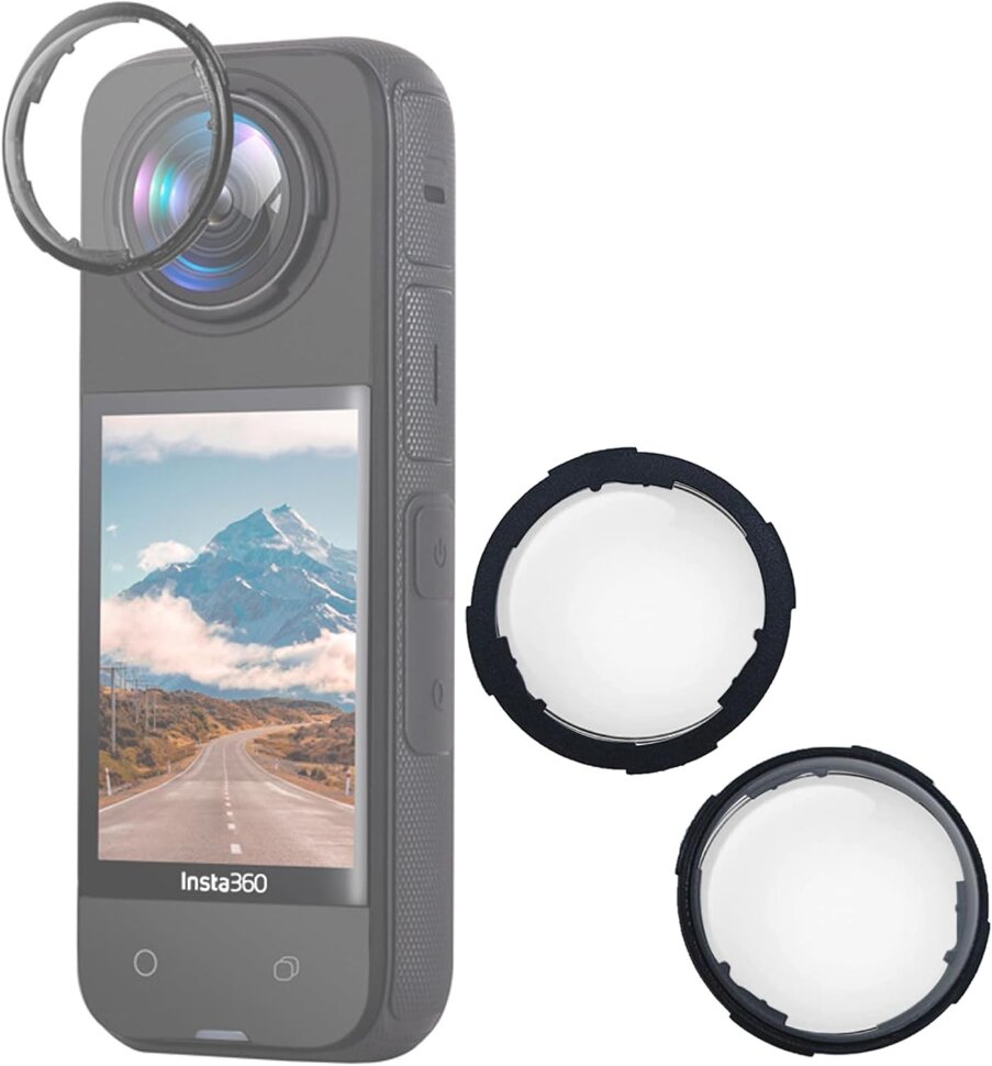Сменная защита линз MSCAM для Insta360 X4 (пластик)