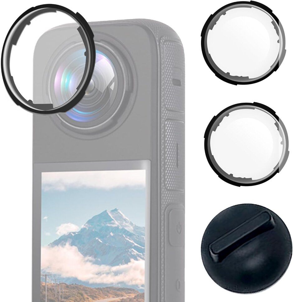 Сменная защита линз MSCAM для Insta360 X4 (пластик)