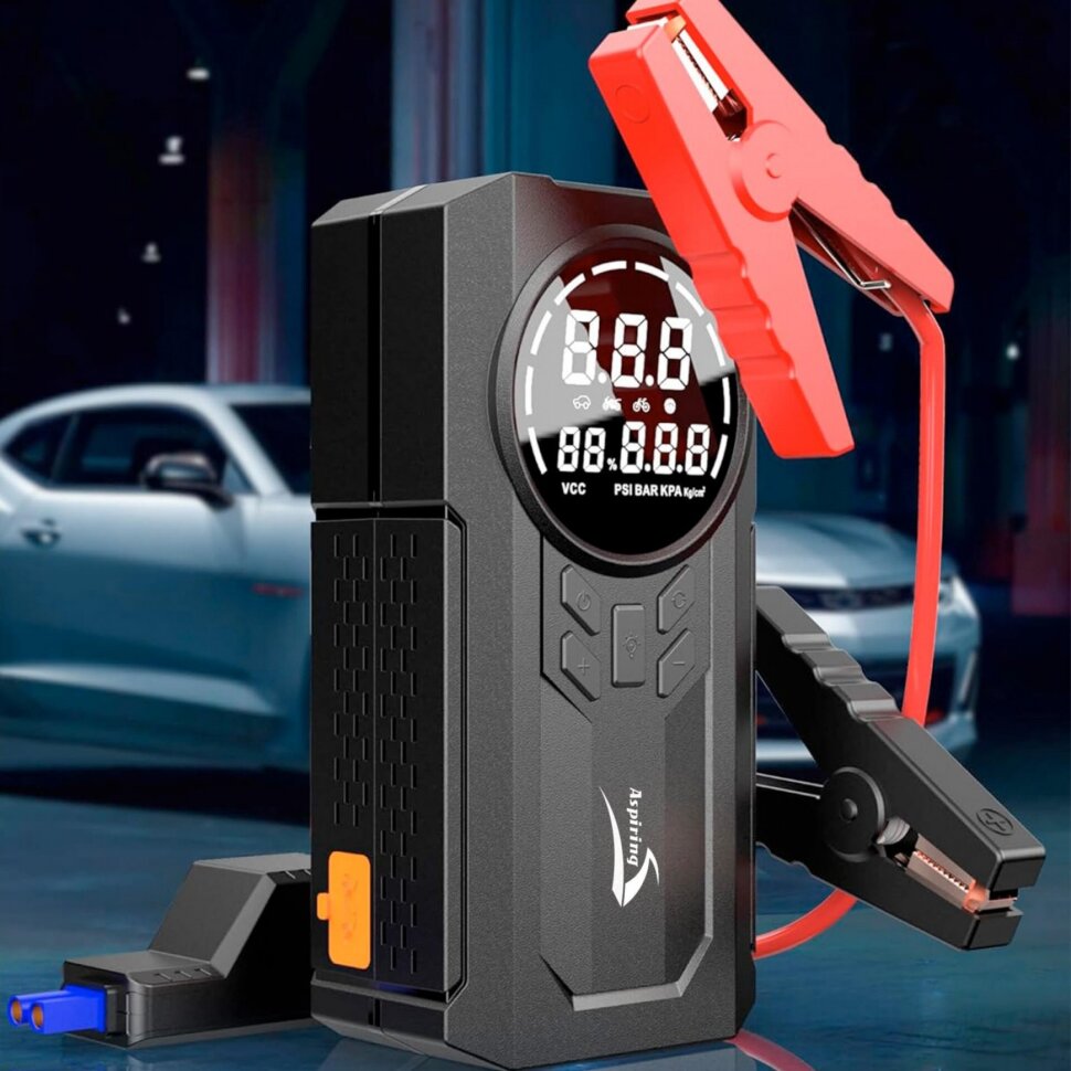 Пуско-зарядное устройство Aspiring Jump 2, 3-в-1 c компрессором (JM8000PI)