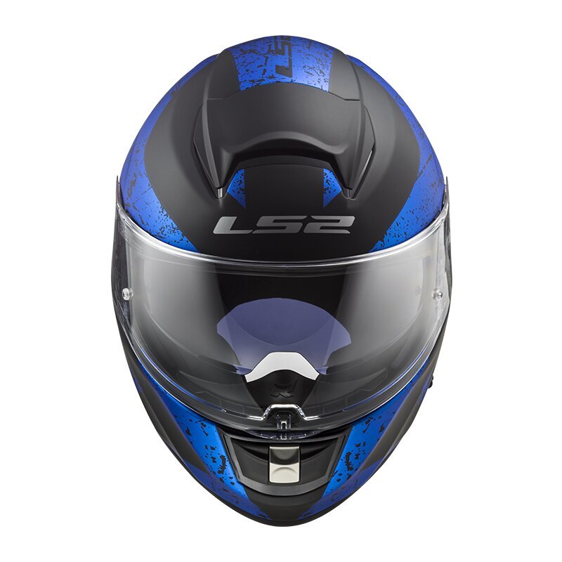 Мотошлем LS2 FF397 Vector FT2 Sign Matt Black/Blue