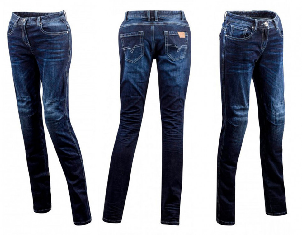 Мотоджинсы женские LS2 Vision Evo Lady Jeans Blue