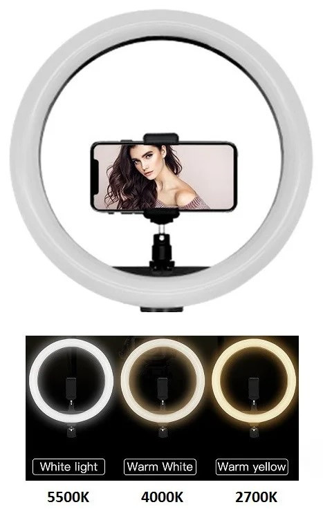 Кольцевой свет Visico M-30 Ring Light 12W (57328)