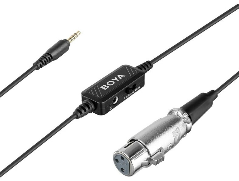 Штекерный микрофонный кабель Boya BY-BCA6