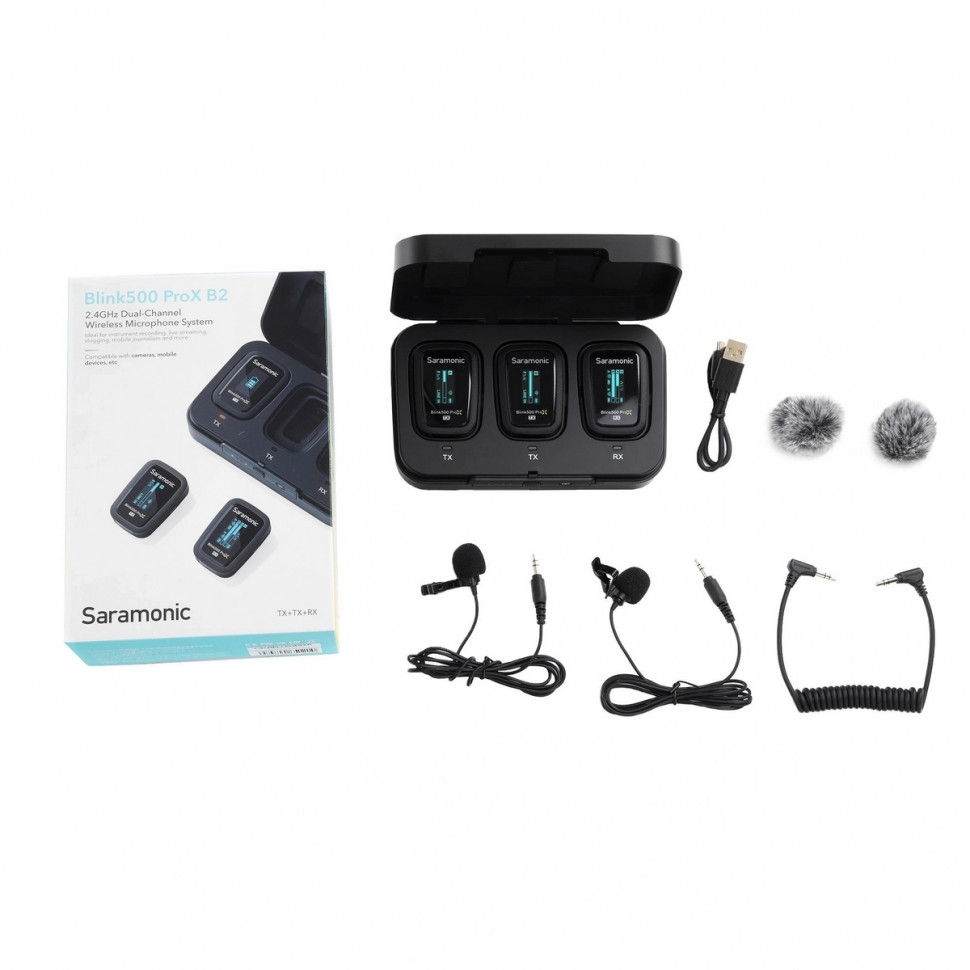 Радиосистема Saramonic Blink 500 ProX B2 (RX+2TX)