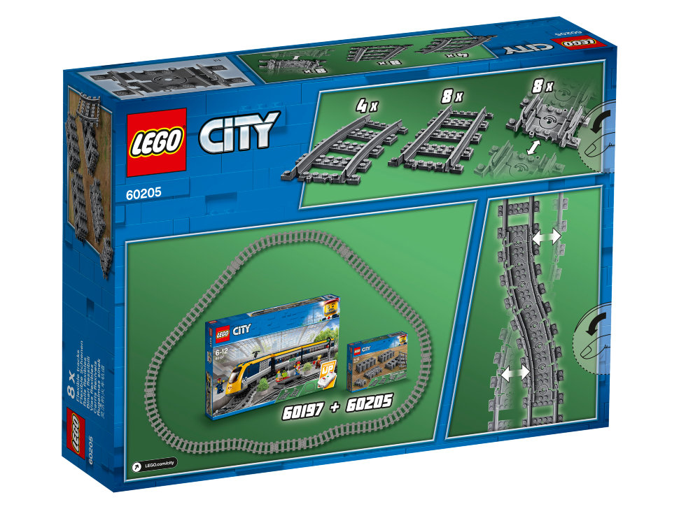 Конструктор Lego City: рельсы (60205)