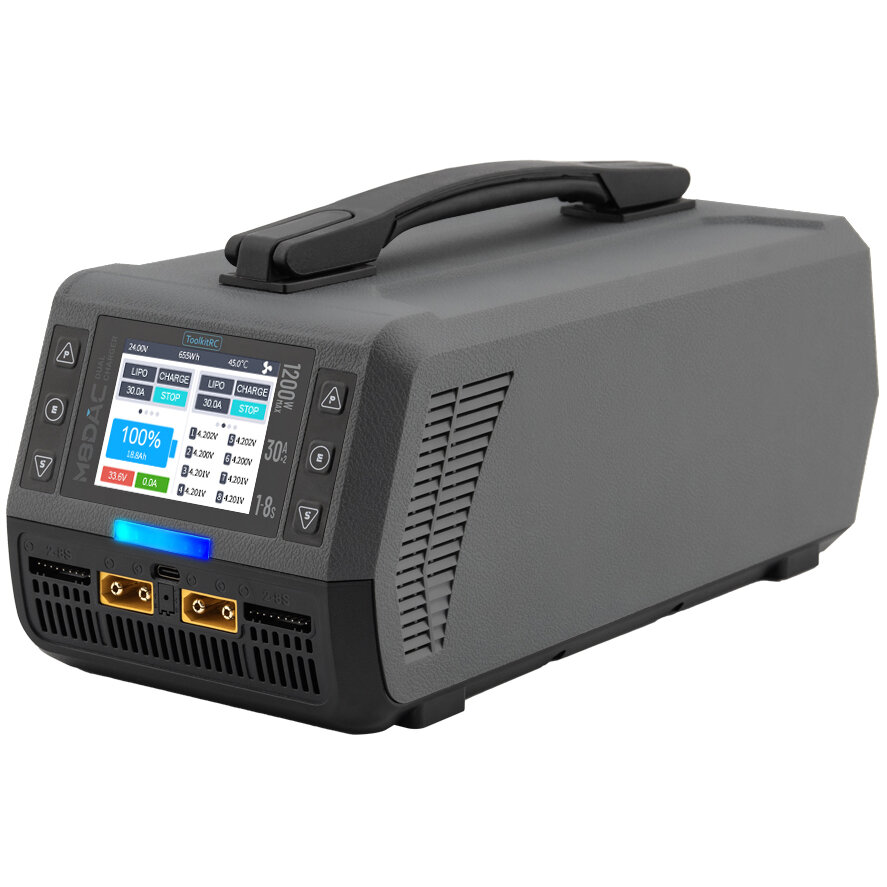 Зарядний пристрій ToolkitRC M8DAC (AC 1200 Вт)