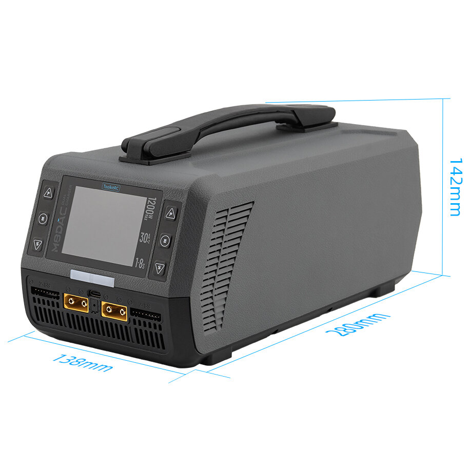 Зарядний пристрій ToolkitRC M8DAC (AC 1200 Вт)