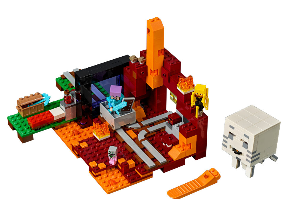 Конструктор Lego Minecraft: портал в подземелье (21143)