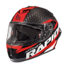 Мотошлем MT Helmets Rapide Pro Carbon Grey/Red/White