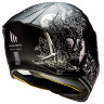 Мотошлем MT Helmets Revenge 2 Skull and Roses Matt Black