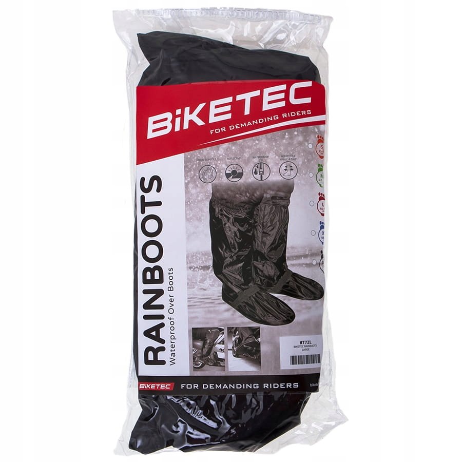 Мотобахилы Biketec Black