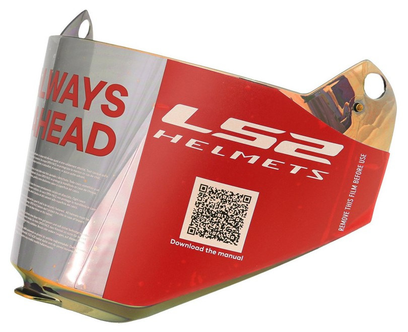 Визор LS2 Visor Iridium Gold для шлема MX436 (800013119)