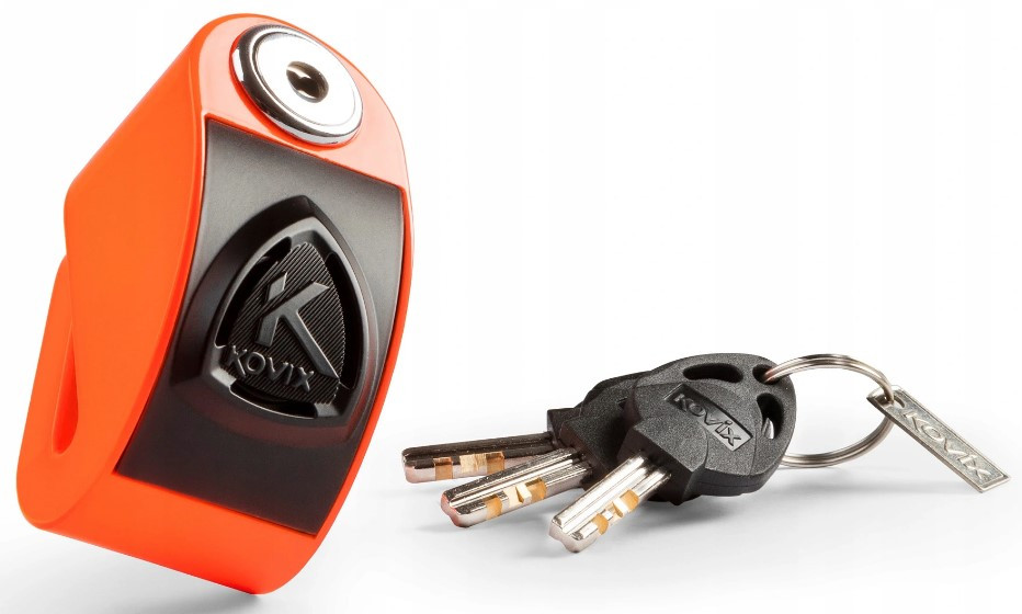 Мотозамок с сигнализацией Kovix KD6 FO Fluorescent Orange (KD6 FO)