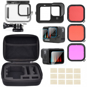 Набор аксессуаров MSCAM Travel Accessories Kit для GoPro Hero 12, Hero 11, Hero 10, Hero 9