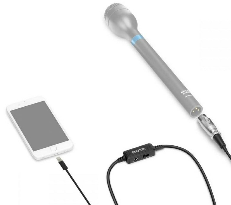 Штекерный микрофонный кабель Boya BY-BCA7