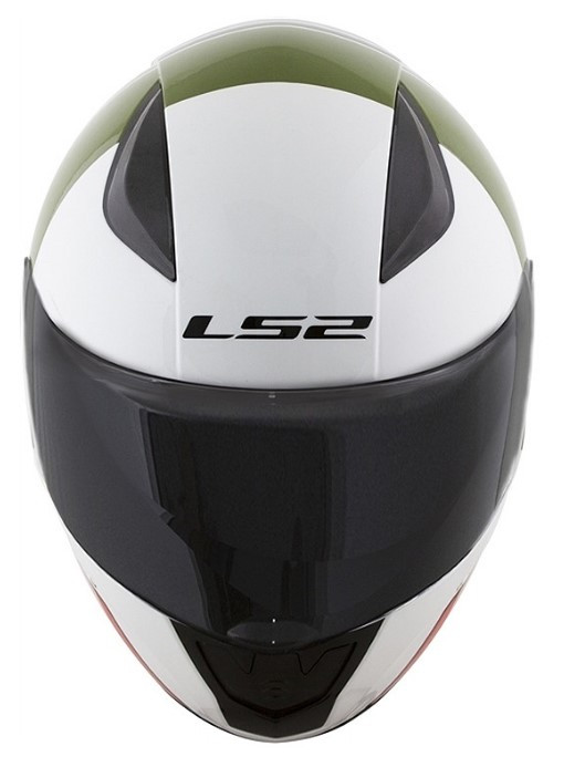 Мотошлем LS2 FF353 Rapid Multiply White/Green/Red
