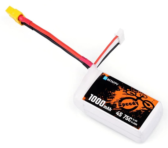 Аккумулятор BetaFPV 1000mah 4S 75C Lipo (2 шт.)