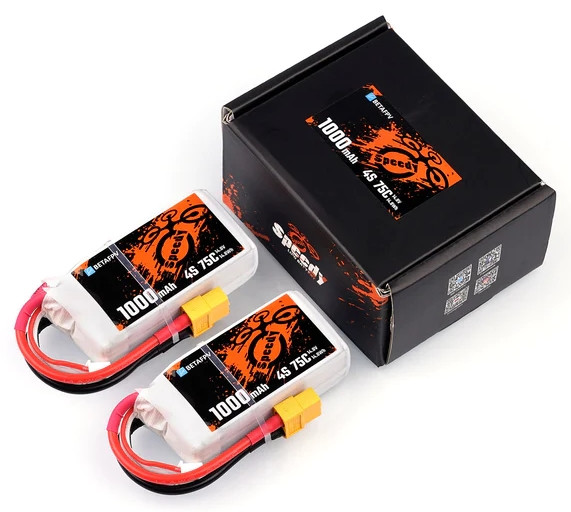Аккумулятор BetaFPV 1000mah 4S 75C Lipo (2 шт.)