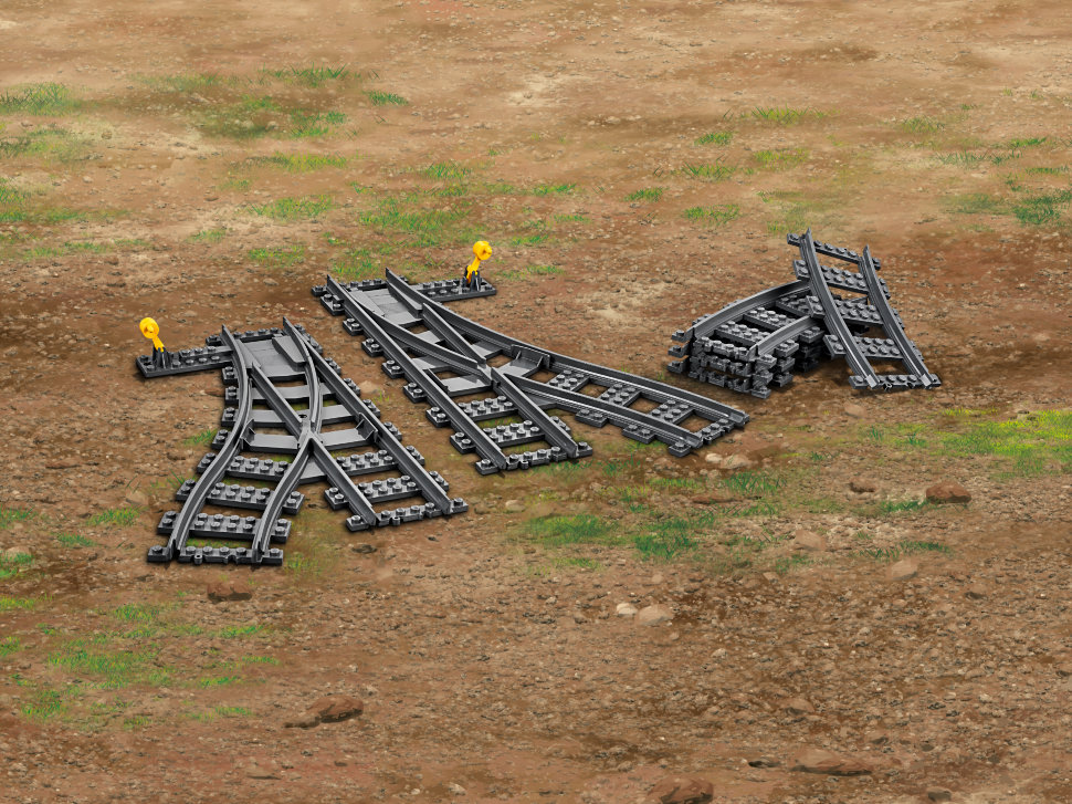 Конструктор Lego City: железнодорожные стрелки (60238)