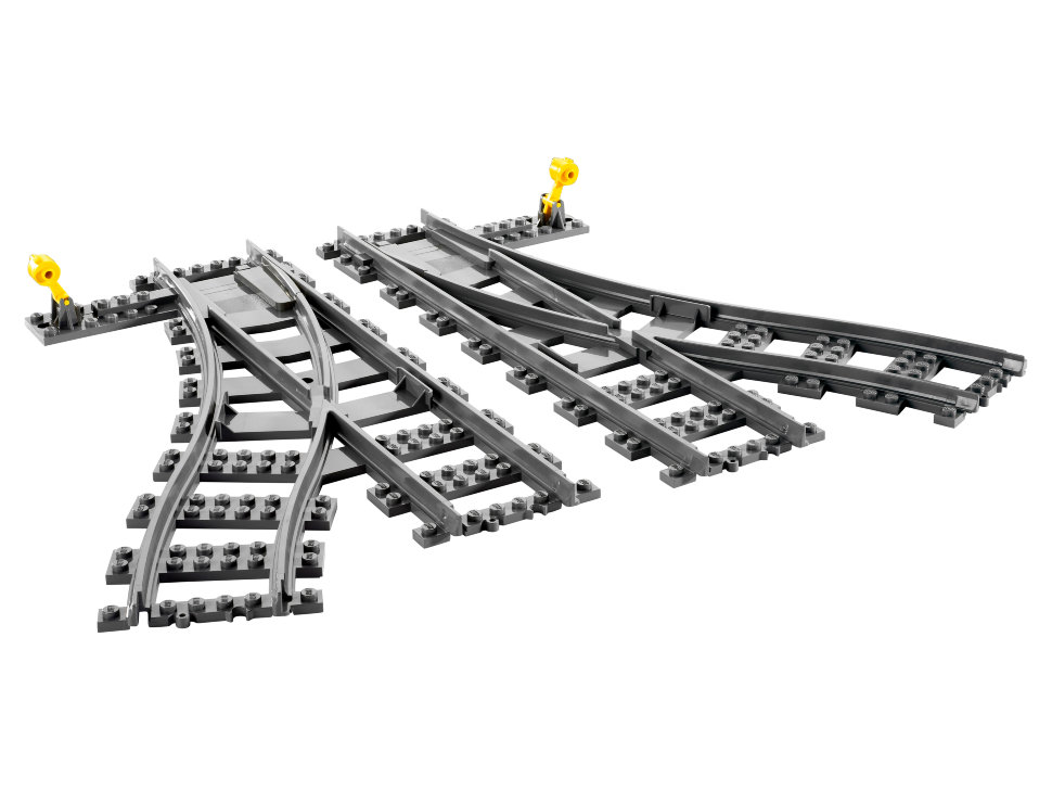 Конструктор Lego City: железнодорожные стрелки (60238)