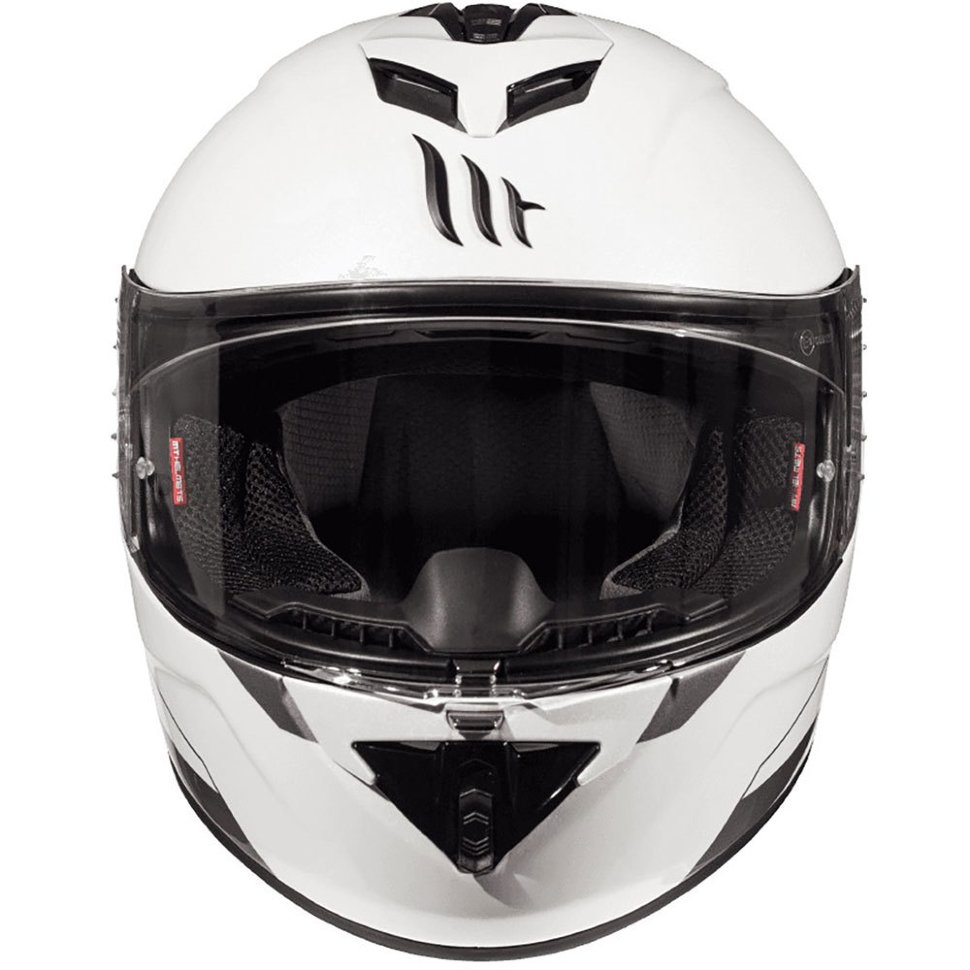 Мотошлем MT Helmets Rapide Solid A0 Gloss Pearl White