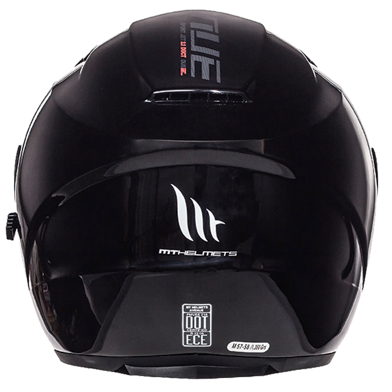 Мотошлем MT Helmets Jet Avenue SV Solid Black Gloss