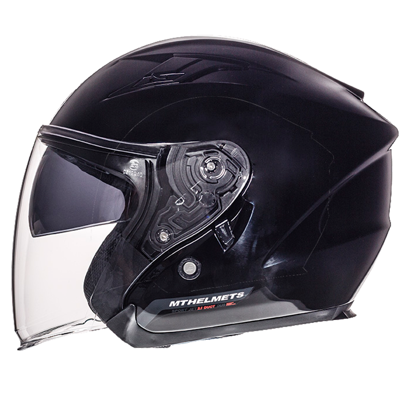 Мотошлем MT Helmets Jet Avenue SV Solid Black Gloss