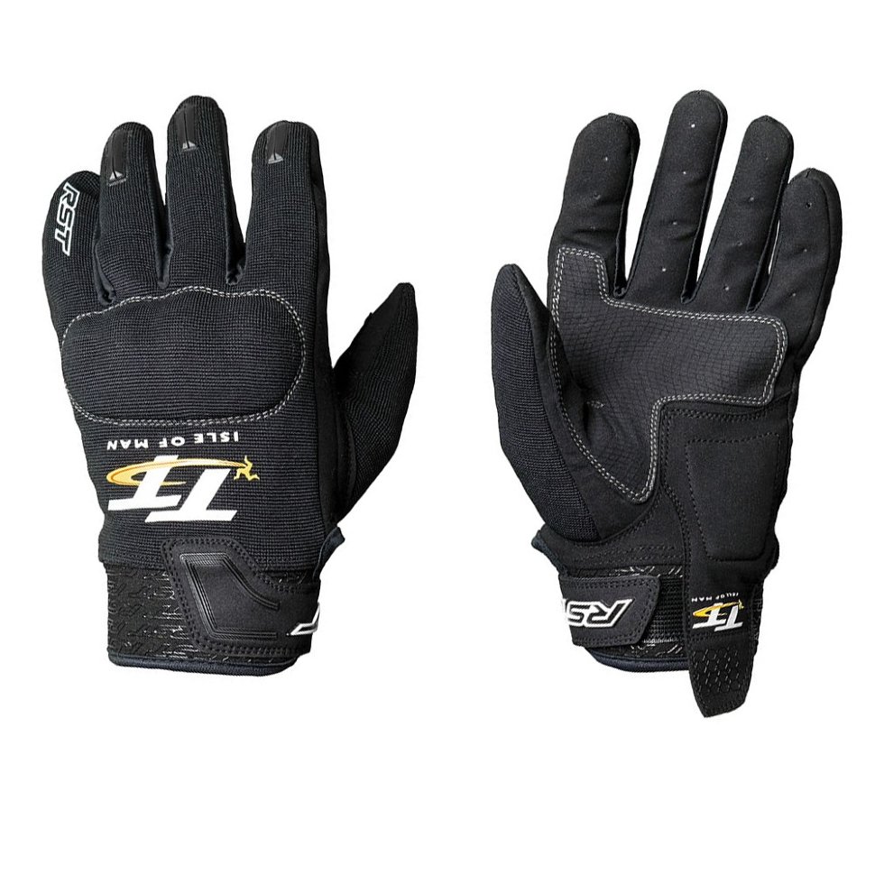 Мотоперчатки текстильные RST IOM TT 2239 Team CE Mens Glove Black/Black