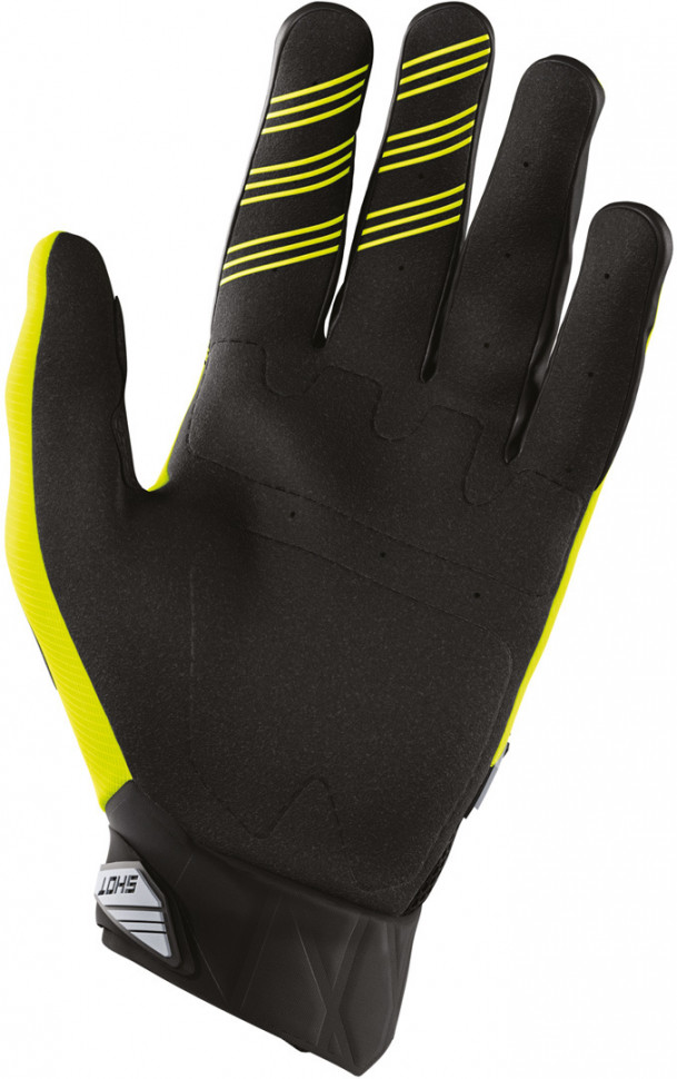 Детские мотоперчатки Shot Racing Devo Storm Kid Yellow