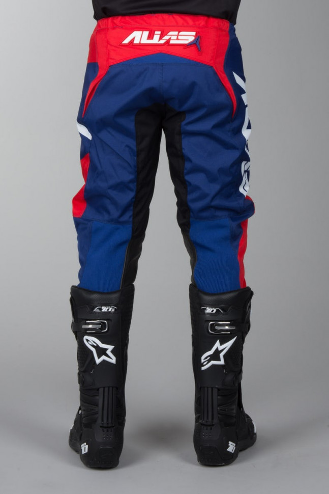 Мотоштаны Alias A2 Bars Navy/Red