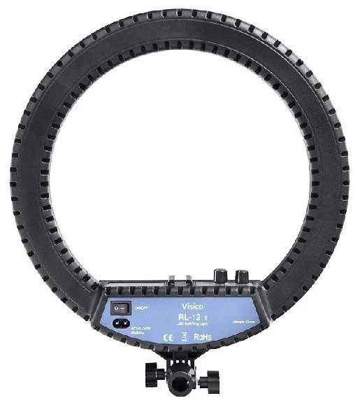 Кольцевой свет Visico RL-12II AC Ring Light 28W (57650)