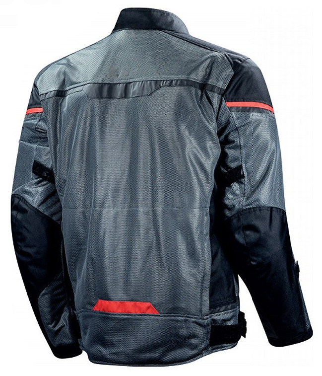 Мотокуртка LS2 Riva Man Jacket Black/Dark Grey/Red