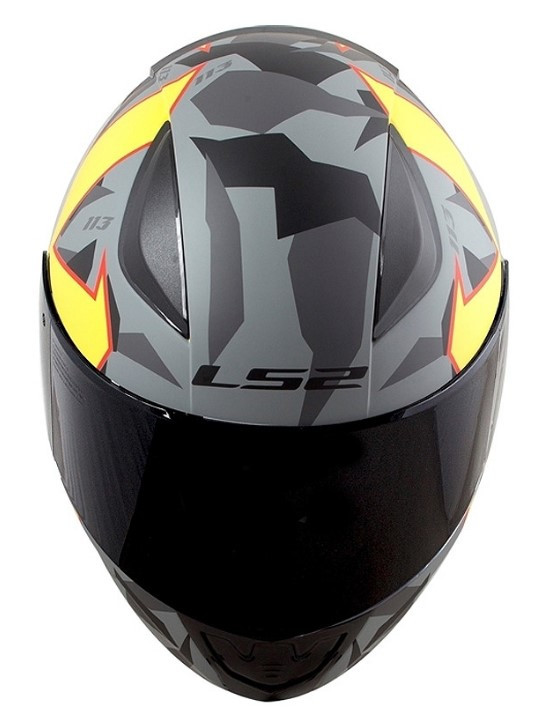 Мотошлем LS2 FF353 Rapid Paschoalin Matte Grey/Hi-Vis Yellow