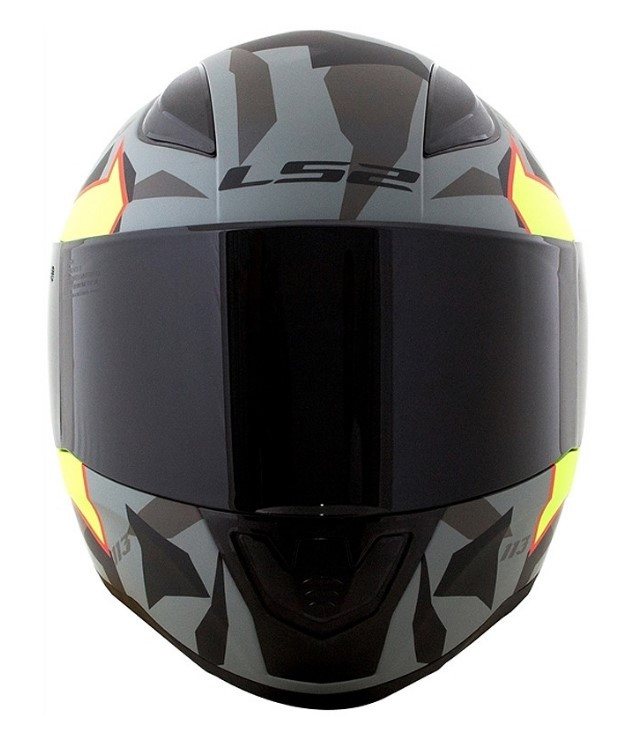 Мотошлем LS2 FF353 Rapid Paschoalin Matte Grey/Hi-Vis Yellow