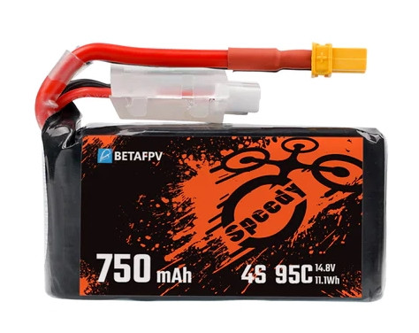 Аккумулятор BetaFPV 750mah 4S 95C Lipo (2 шт.)
