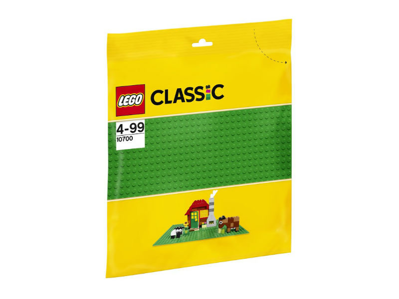 Конструктор Lego Classic: строительная пластина зеленого цвета (10700)