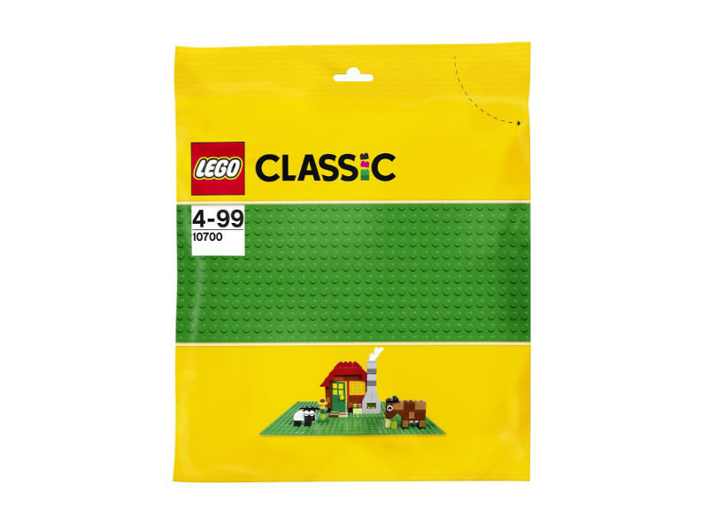 Конструктор Lego Classic: строительная пластина зеленого цвета (10700)