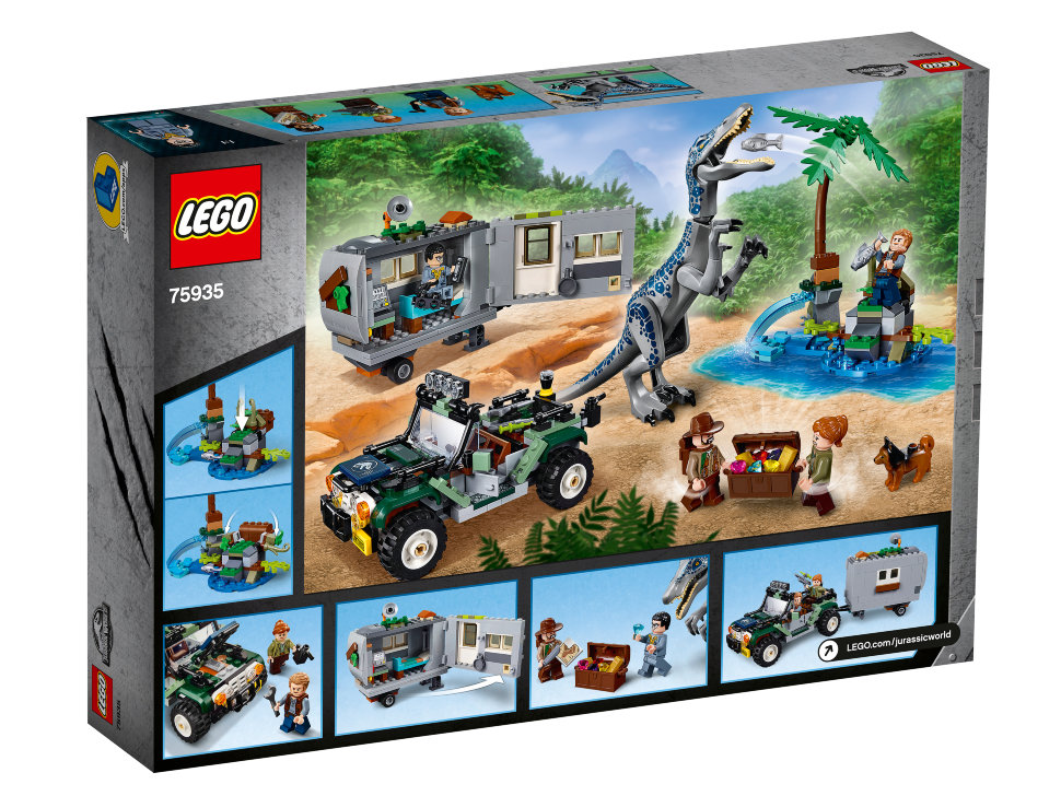 Конструктор Lego Jurassic World: поединок с бариониксом: охота за сокровищами (75935)
