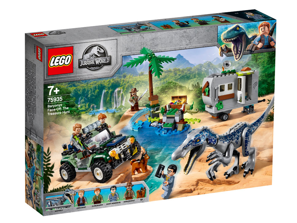 Конструктор Lego Jurassic World: поединок с бариониксом: охота за сокровищами (75935)