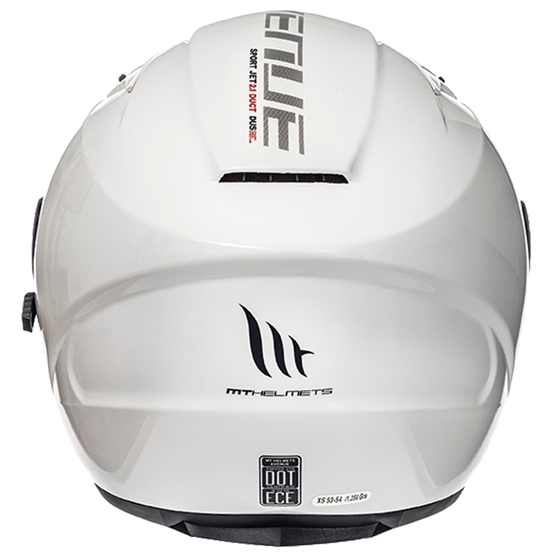 Мотошлем MT Helmets Jet Avenue SV Solid White Gloss