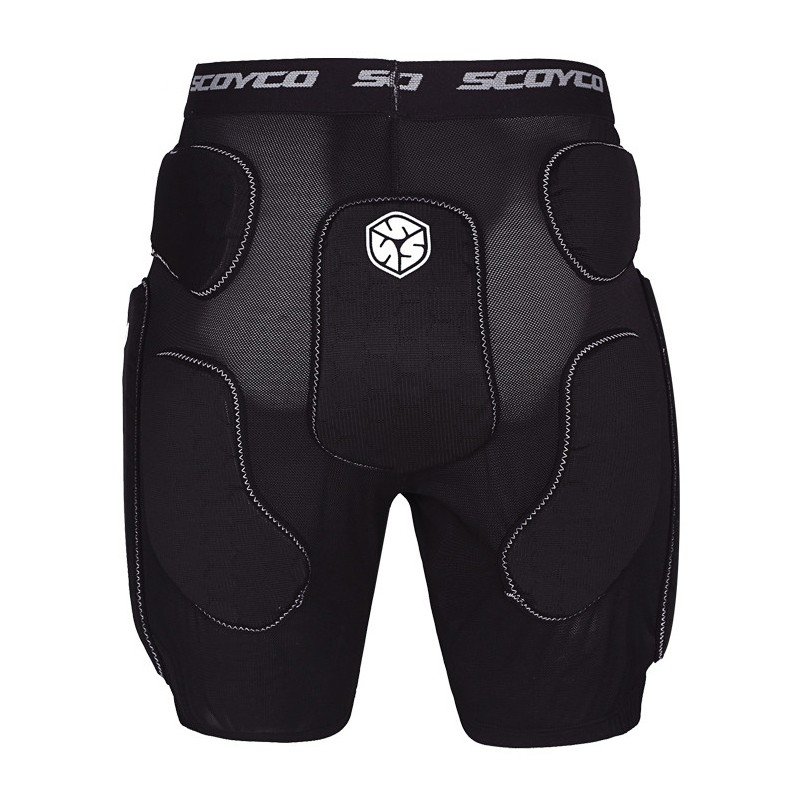 Мотошорты с защитой Scoyco PM01 Black