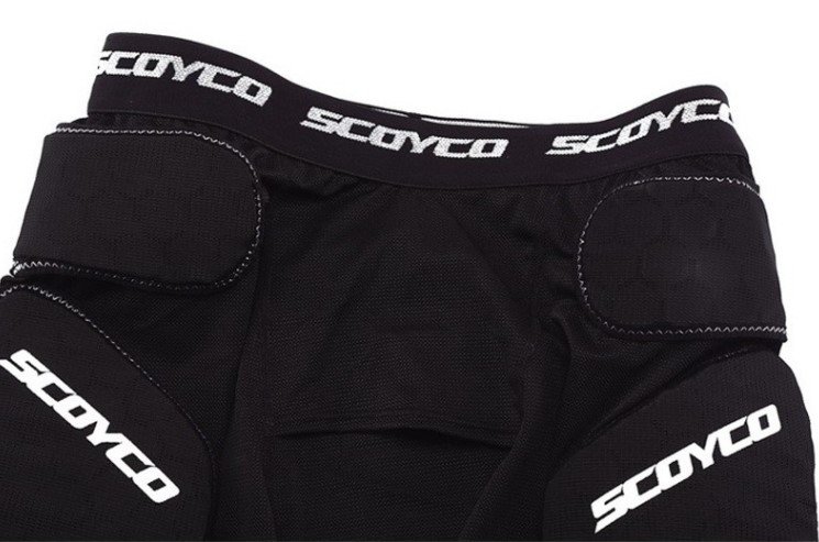 Мотошорты с защитой Scoyco PM01 Black