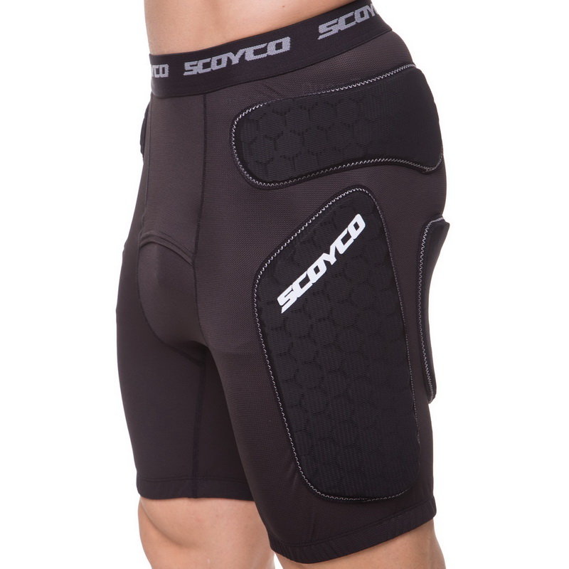 Мотошорты с защитой Scoyco PM01 Black