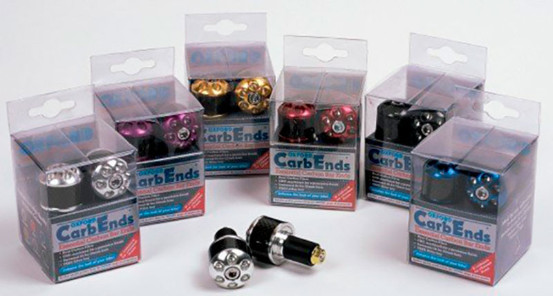 Грузики руля Oxford CarbEnds Red (OF901)