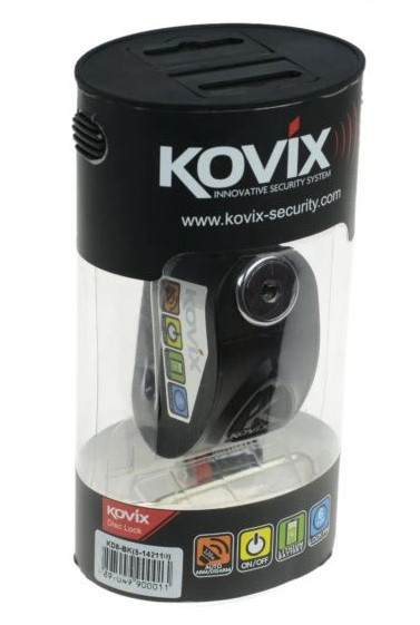 Мотозамок с сигнализацией Kovix KD6 BK Black (KD6 BK)
