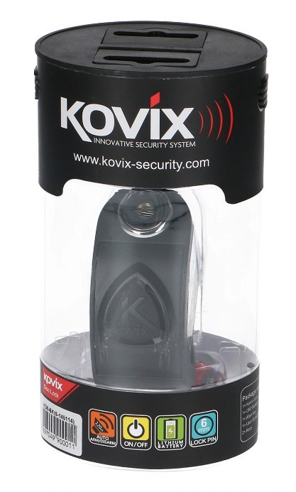 Мотозамок с сигнализацией Kovix KD6 BK Black (KD6 BK)