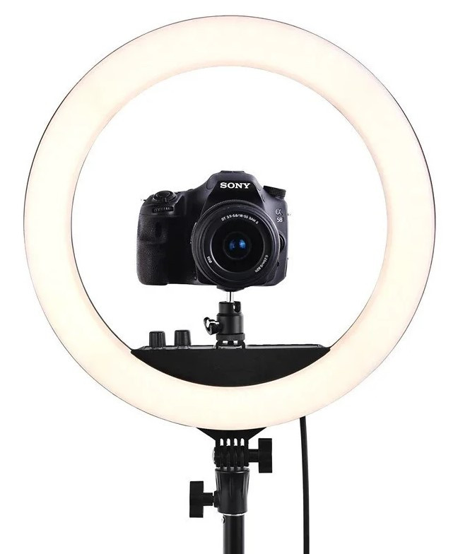 Кольцевой свет Visico RL-18BII-E AC/DC Ring Light 55W Energy Kit (57648)