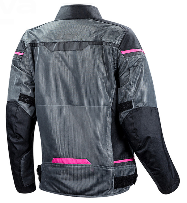 Мотокуртка женская LS2 Riva Lady Jacket Black/Dark Grey/Pink